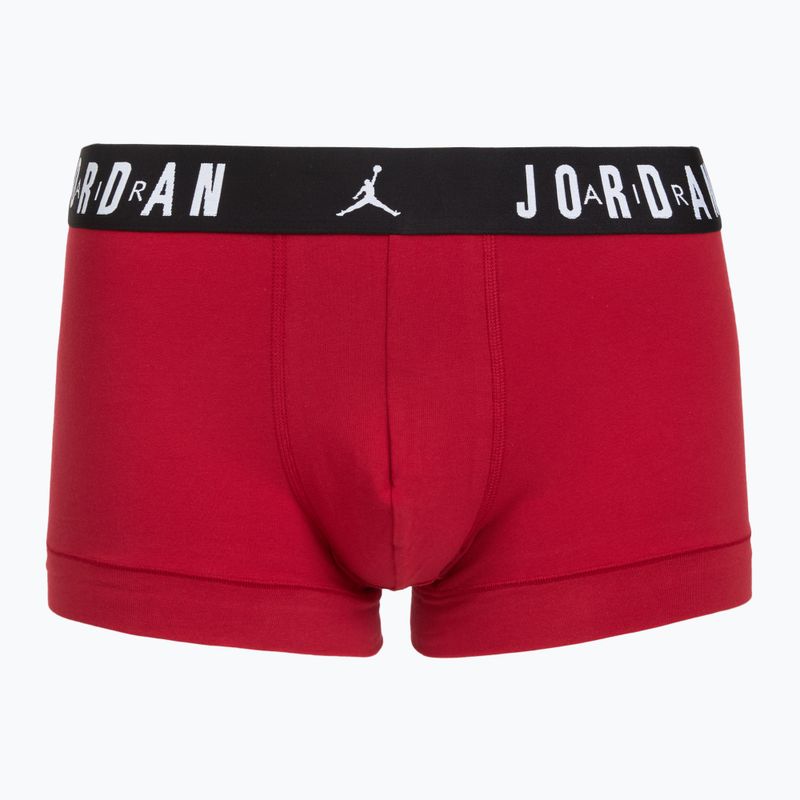 Vyriškos trumpikės Nike Jrdan JHM Flight Cotton Trunk 3 pairs gym red/black 6
