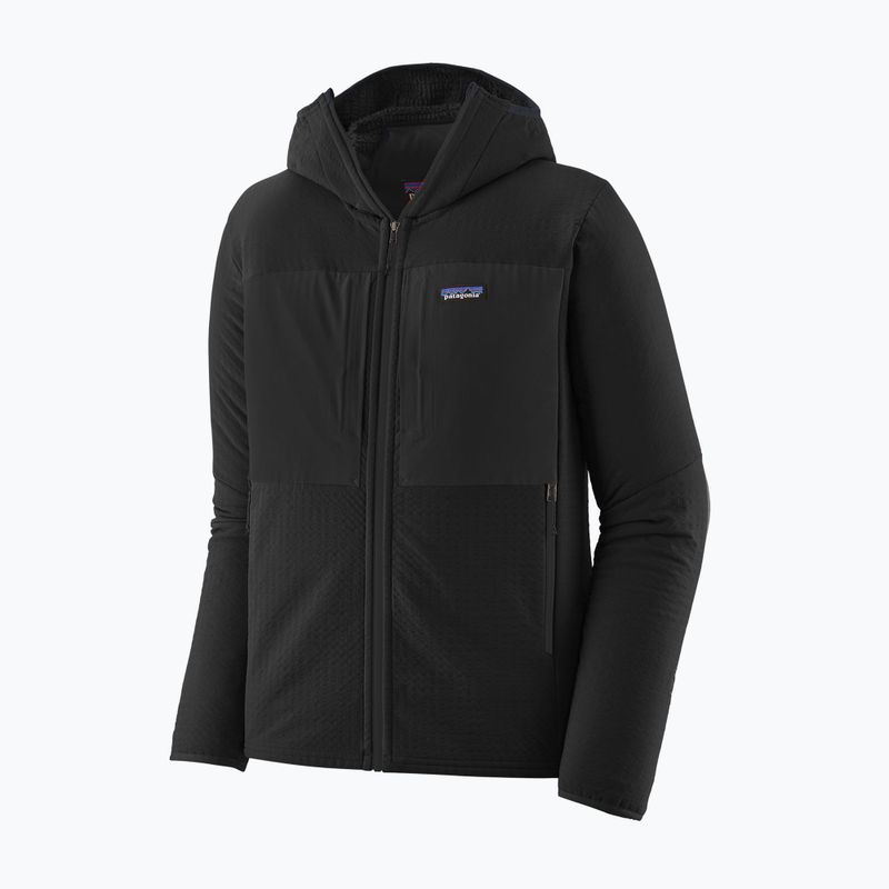 Vyriška softshell striukė Patagonia R2 TechFace Hoody black 4