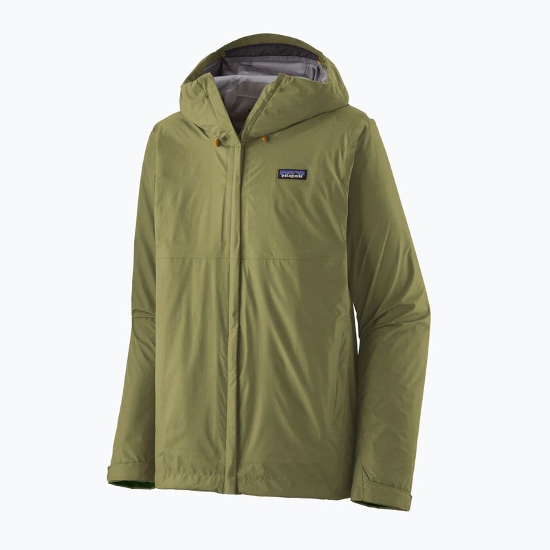 Vyriška striukė nuo lietaus Patagonia Torrentshell 3L Rain buckhorn green 3