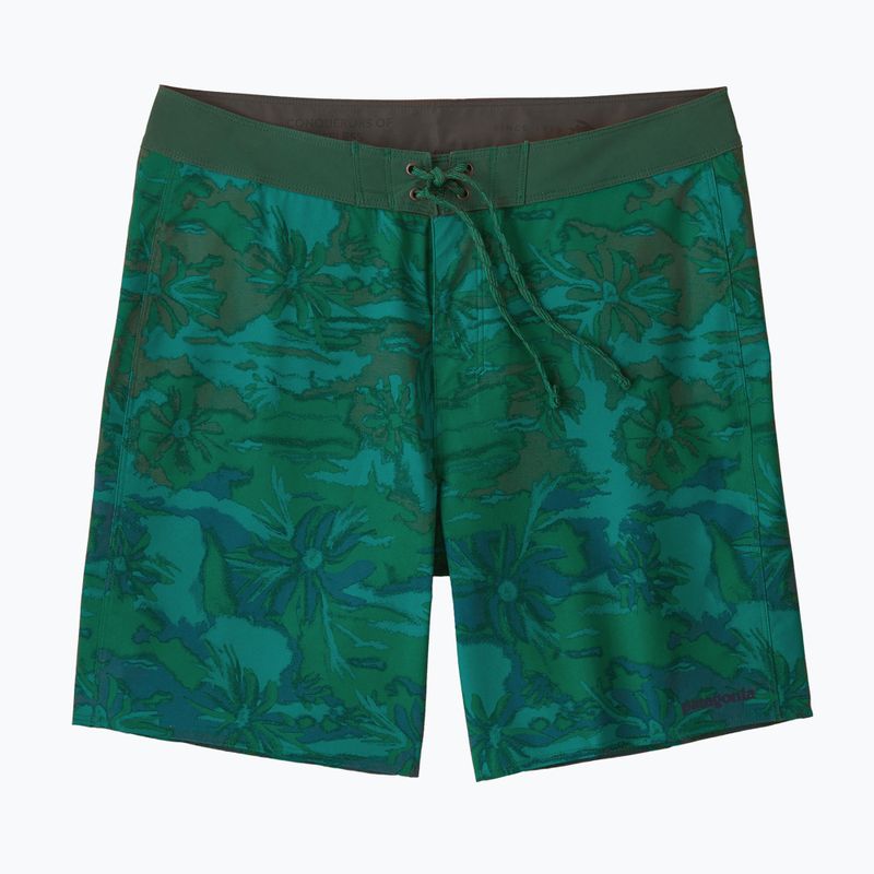 Vyriški maudymosi šortai Patagonia Hydropeak Boardshorts cliffs and coves/conifer green 3