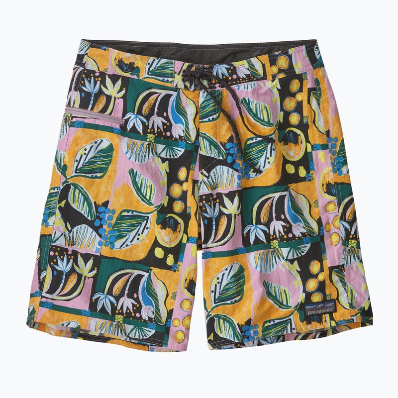 Vyriški maudymosi šortai Patagonia Wavefarer Boardshorts island seeds/milkweed mauve 3