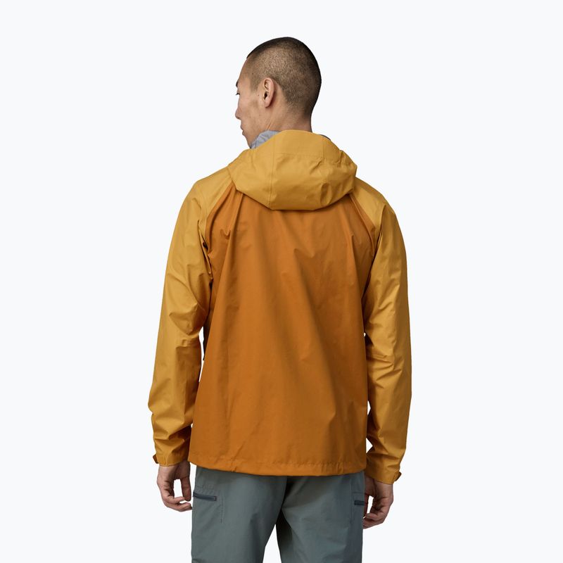 Vyriška striukė nuo lietaus Patagonia Torrentshell 3L Rain golden caramel 2