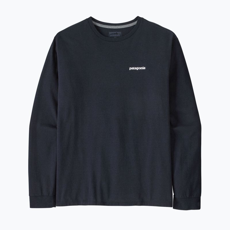 Vyriški marškinėliai ilgomis rankovėmis Patagonia P-6 Logo Responsibili new navy 3