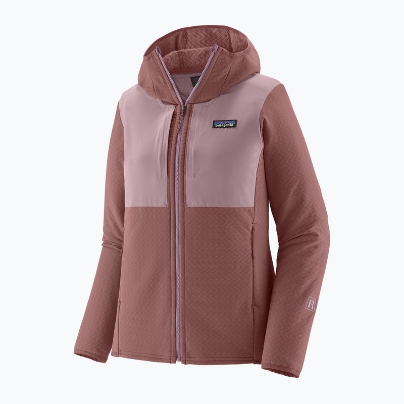 Moteriška softshell striukė Patagonia R2 CrossStrata Hoody dulse mauve 3