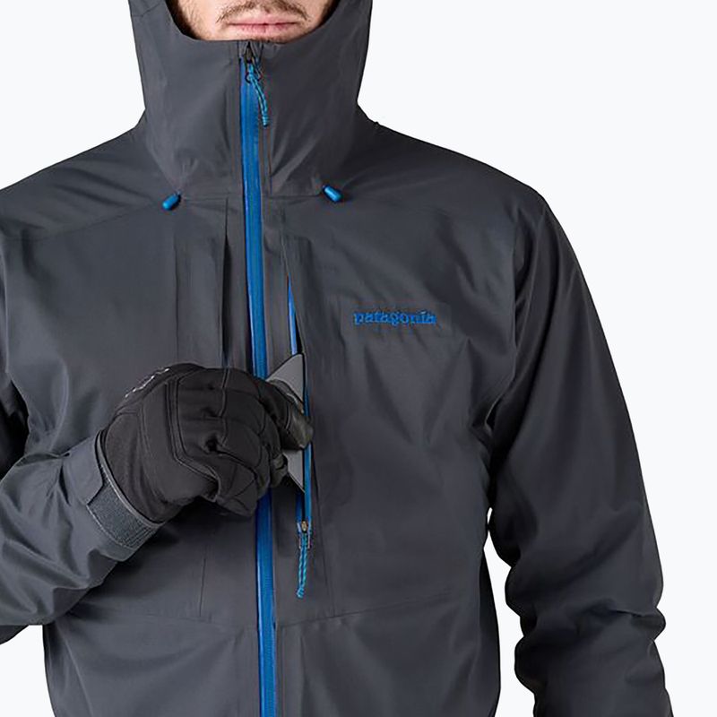 Vyriška striukė nuo lietaus Patagonia M10 Storm smolder blue 5