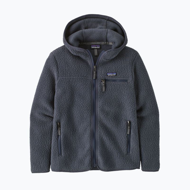 Moteriškas fliso džemperis Patagonia Retro Pile Hoody smolder blue