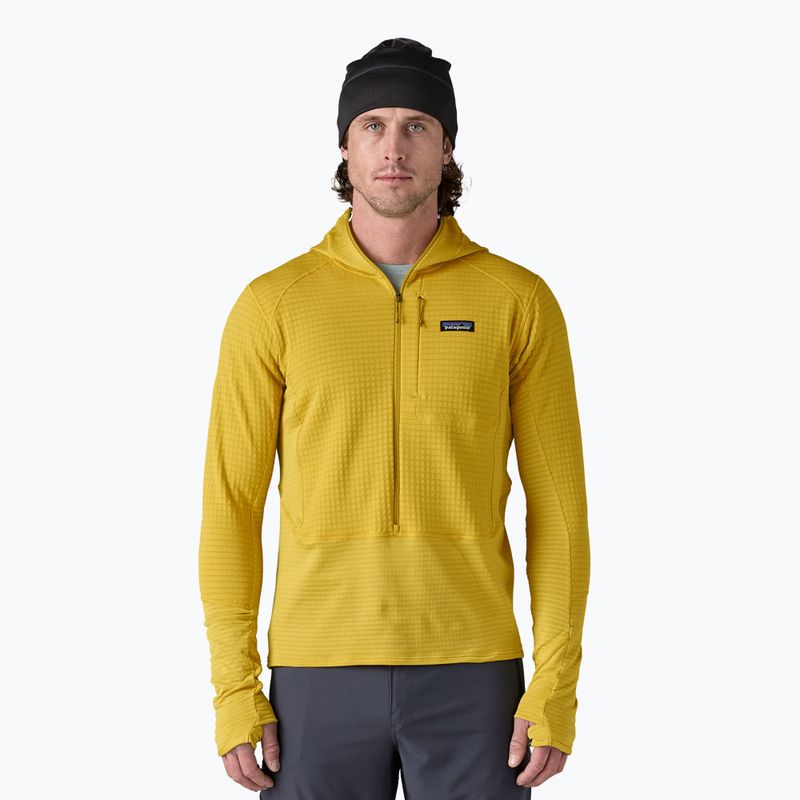 Vyriška Patagonia R1 Hybrid Pullover Hoody softshell striukė bundle bundle green