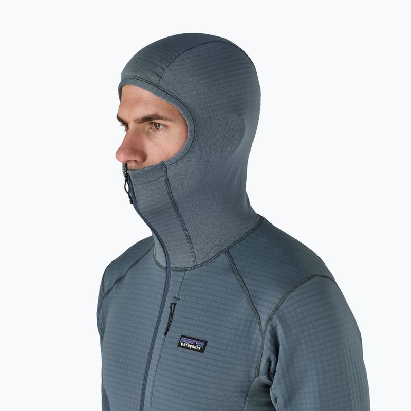 Vyriška Patagonia R1 Hybrid Pullover Softshell striukė utility blue 4