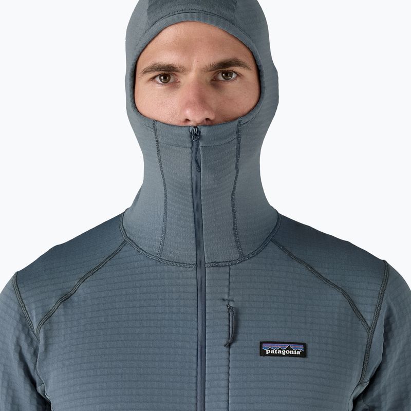 Vyriška Patagonia R1 Hybrid Pullover Softshell striukė utility blue 5
