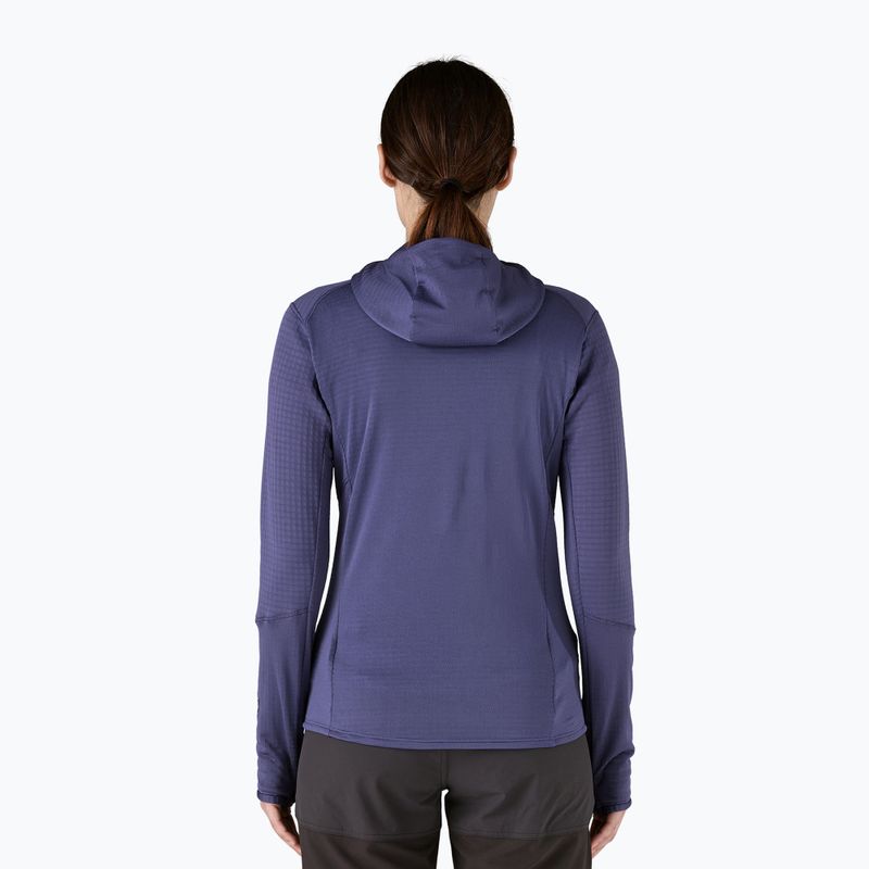 Moteriška softshell striukė Patagonia R1 Hybrid Pullover Hoody solstice purple 2