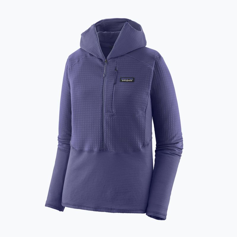 Moteriška softshell striukė Patagonia R1 Hybrid Pullover Hoody solstice purple 3