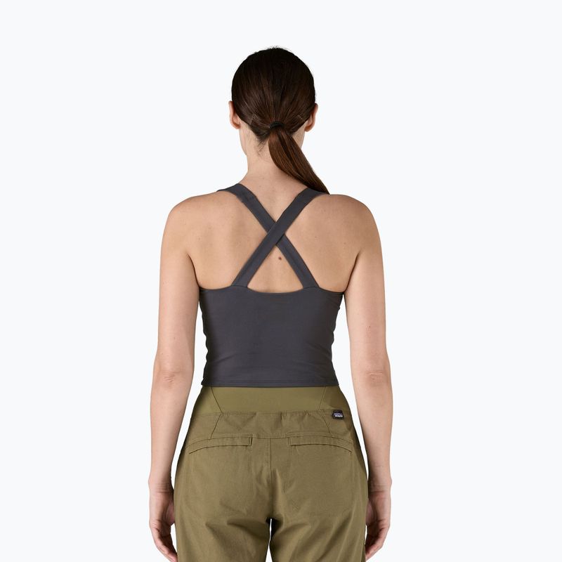 Moteriški žygių marškinėliai Patagonia Reversible Tank black 3