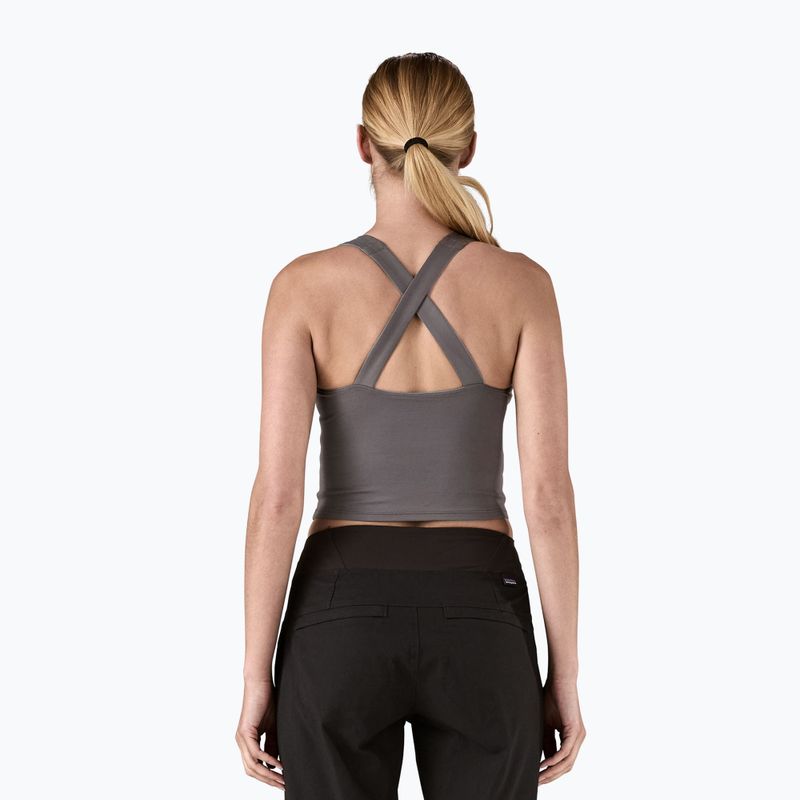 Moteriški žygių marškinėliai Patagonia Reversible Tank wetland blue 5