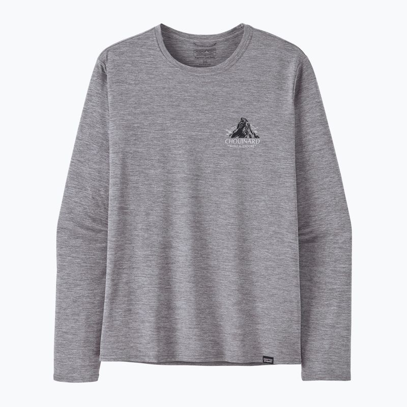 Vyriški marškinėliai ilgomis rankovėmis Patagonia Cap Cool Daily Graphic Lands chouinard crest/feather grey 4