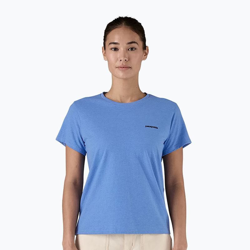 Moteriški marškinėliai Patagonia P-6 Logo Responsibili-Tee abundant blue 7