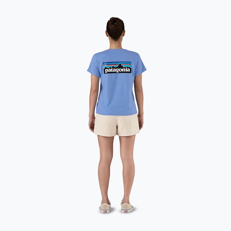 Moteriški marškinėliai Patagonia P-6 Logo Responsibili-Tee abundant blue 3