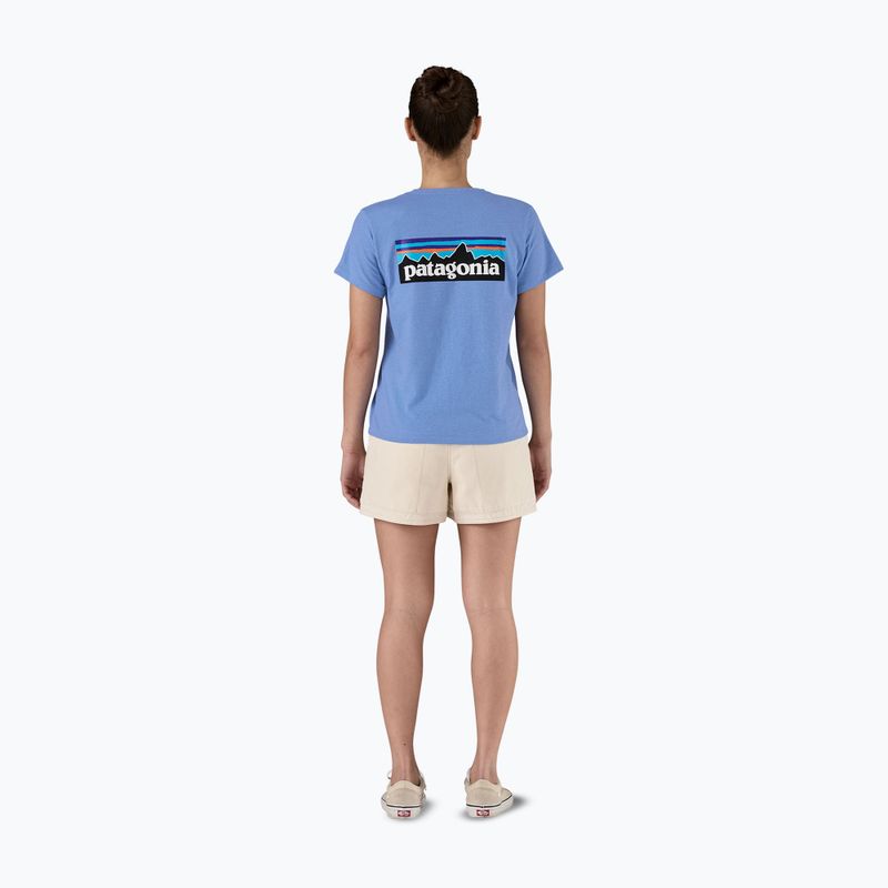 Moteriški marškinėliai Patagonia P-6 Logo Responsibili-Tee abundant blue 9