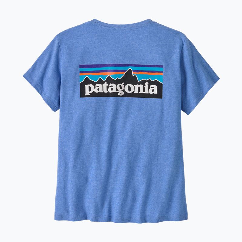 Moteriški marškinėliai Patagonia P-6 Logo Responsibili-Tee abundant blue 5