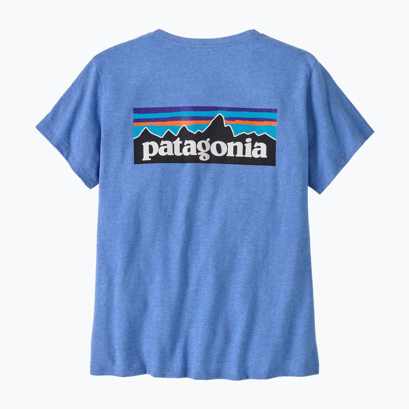 Moteriški marškinėliai Patagonia P-6 Logo Responsibili-Tee abundant blue 11