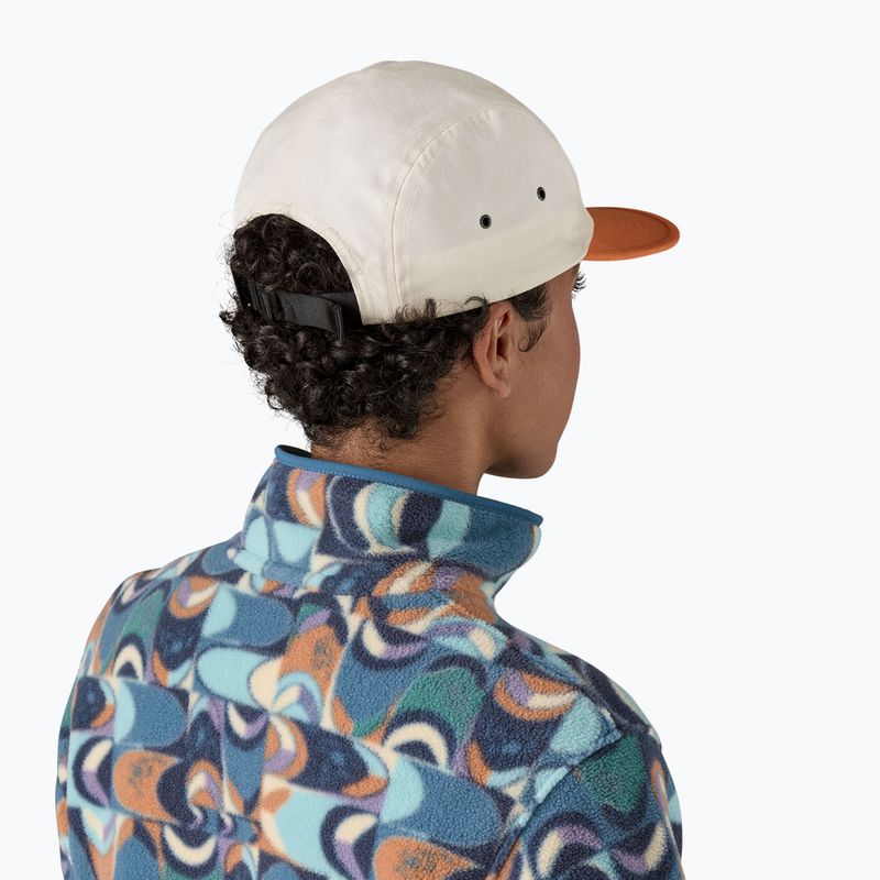 Patagonia P-6 Label Maclure beržinė balta su akmeniniu melionu beisbolo kepuraitė 3