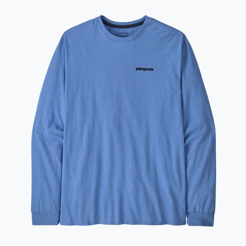 Vyriški marškinėliai ilgomis rankovėmis Patagonia P-6 Logo Responsibili abundant blue 2