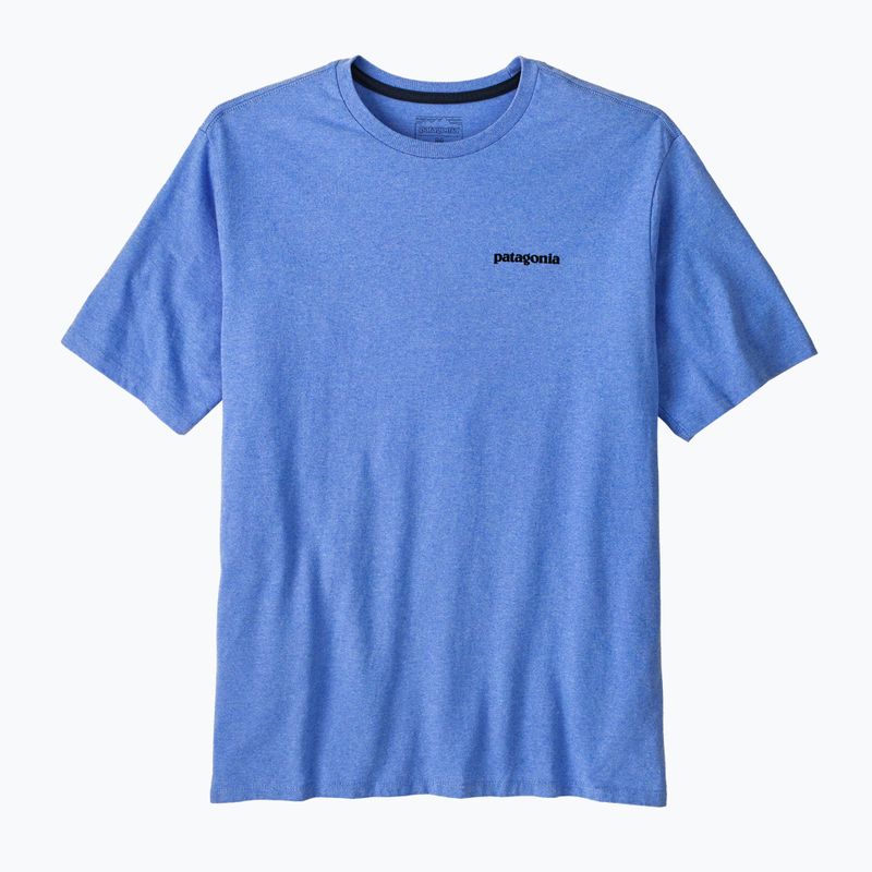 Vyriški marškinėliai Patagonia P-6 Logo Responsibili-Tee abundant blue 3
