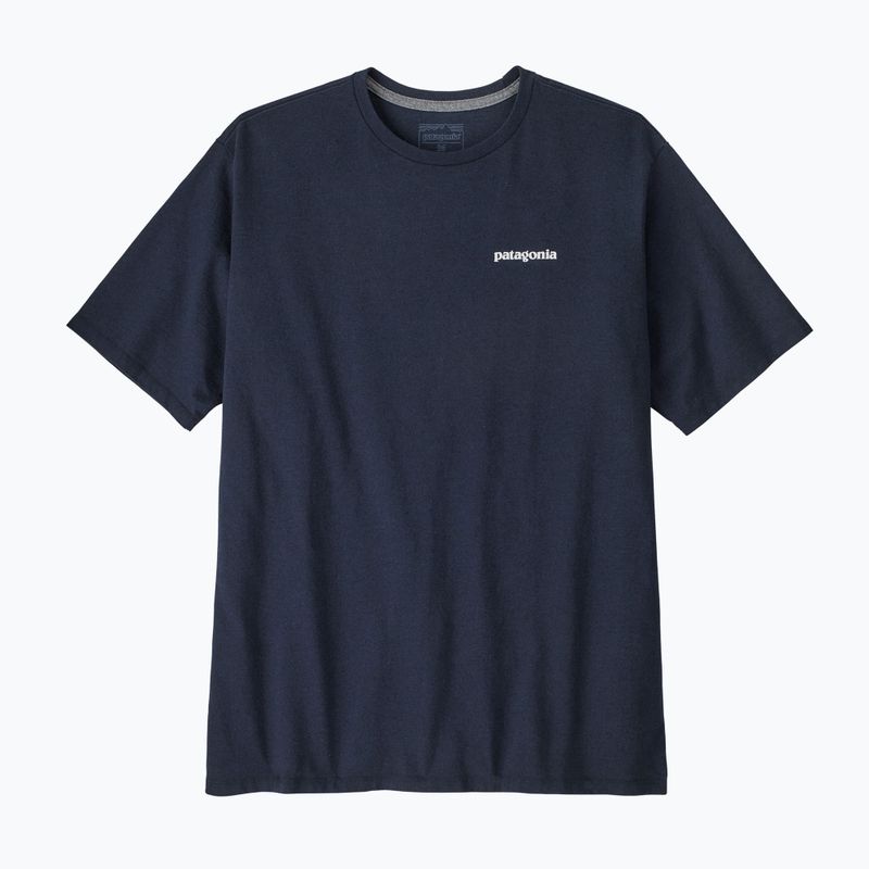 Vyriški marškinėliai Patagonia P-6 Logo Responsibili-Tee new navy 3