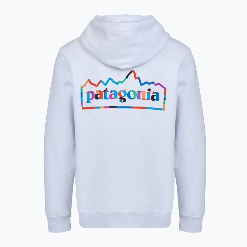 Vyriškas džemperis Patagonia Unity Fitz Uprisal Hoody white 4