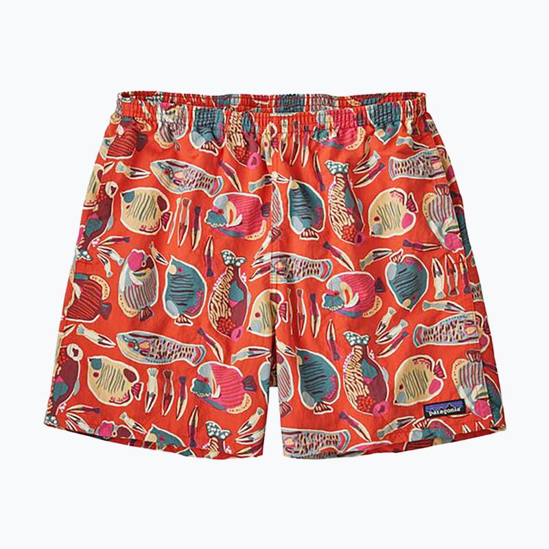 Vyriški šortai Patagonia Baggies 5" wrasse/pollinator orange 4