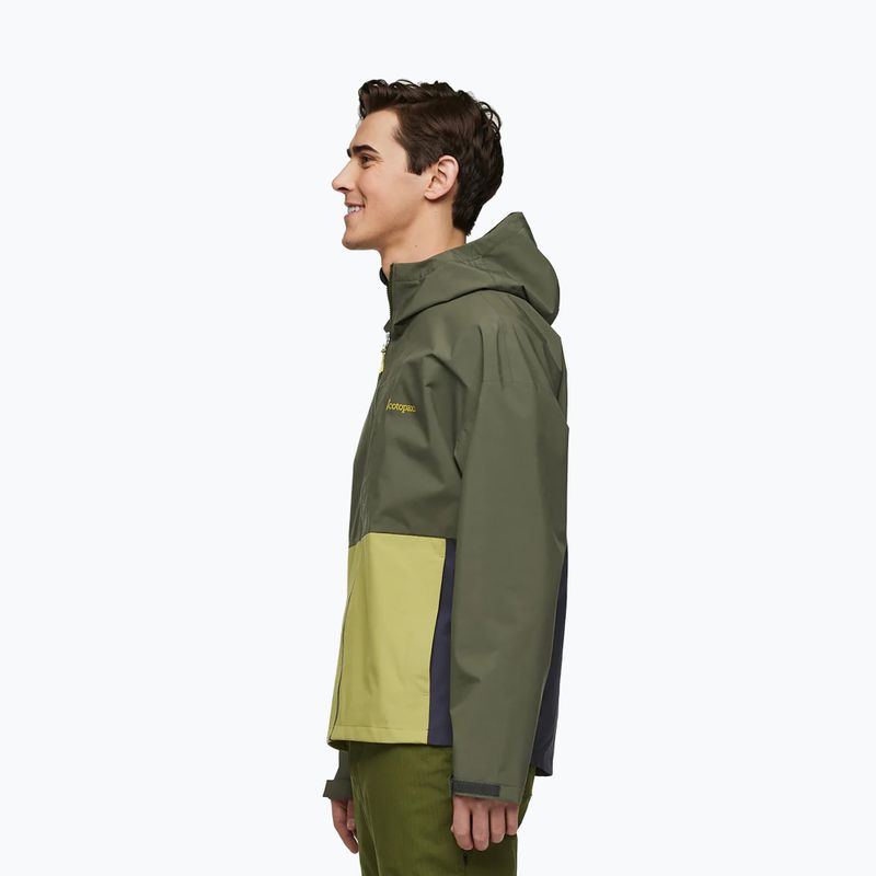 Striukė nuo lietaus Cotopaxi Cielo Rain Jacket fatigue/lemongrass 4
