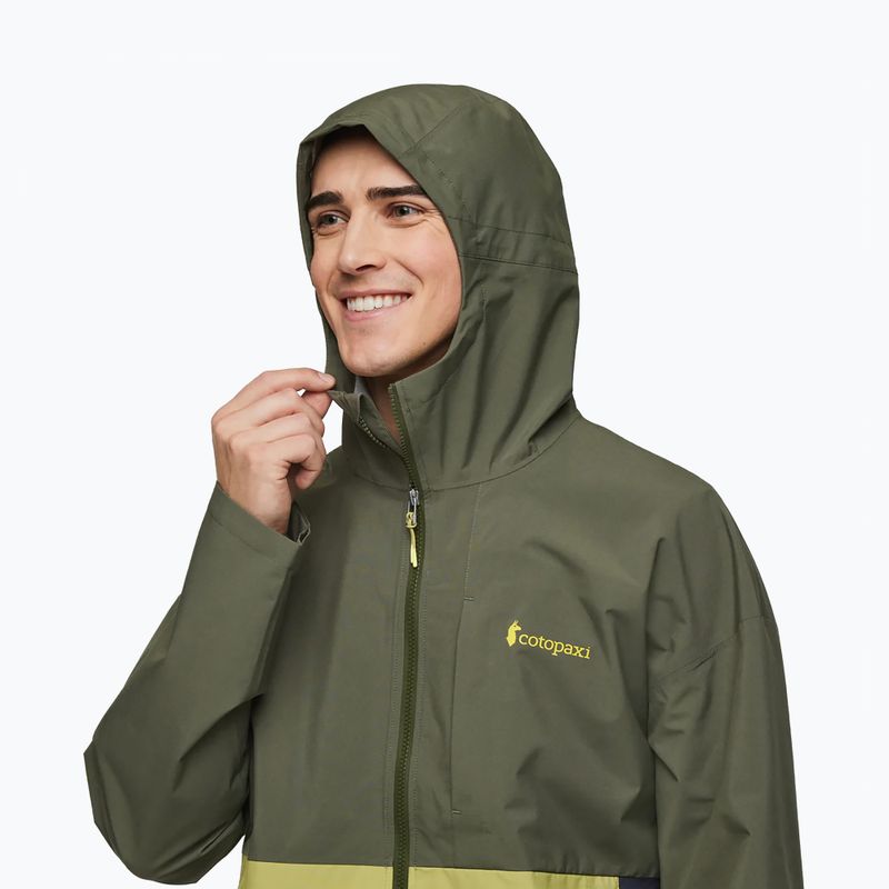 Striukė nuo lietaus Cotopaxi Cielo Rain Jacket fatigue/lemongrass 5