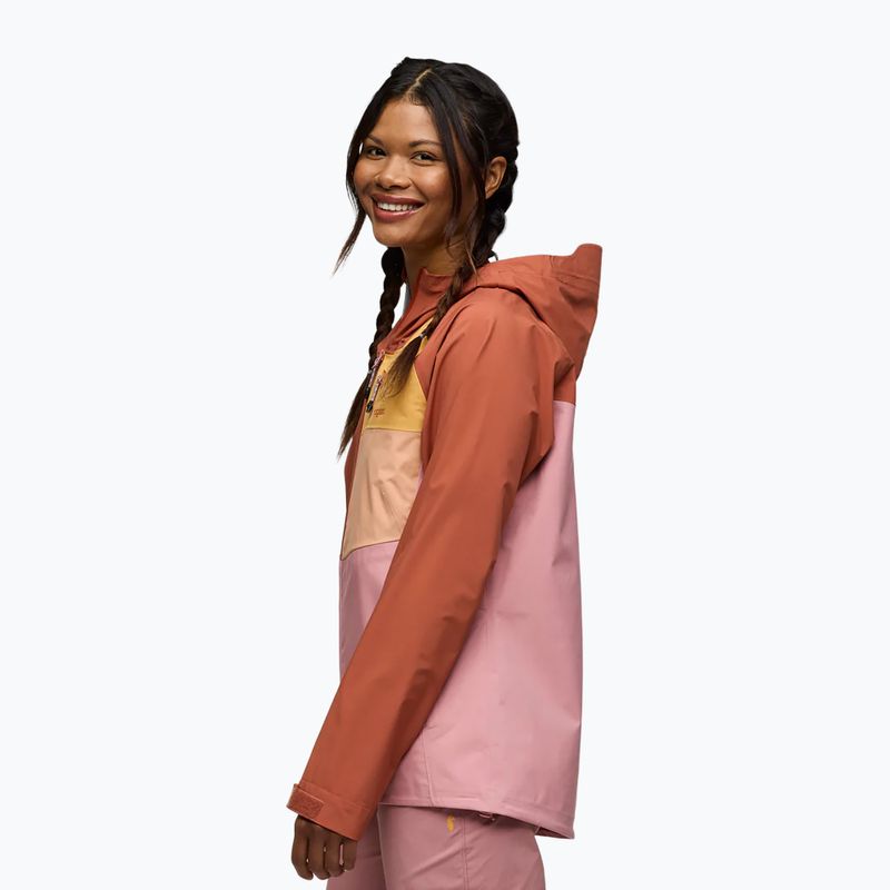 Moteriška striukė nuo lietaus Cotopaxi Impermeo 3L Hooded Shell faded brick/rose 4