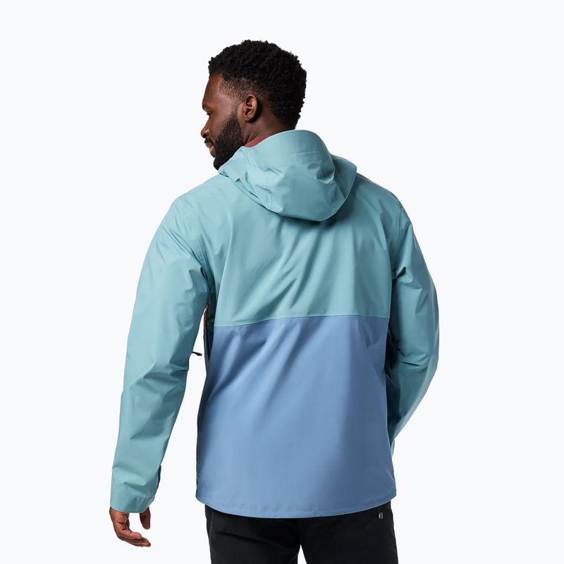 Vyriška softshell striukė Cotopaxi Impermeo 3L Hooded Shell everglade and steel blue 2