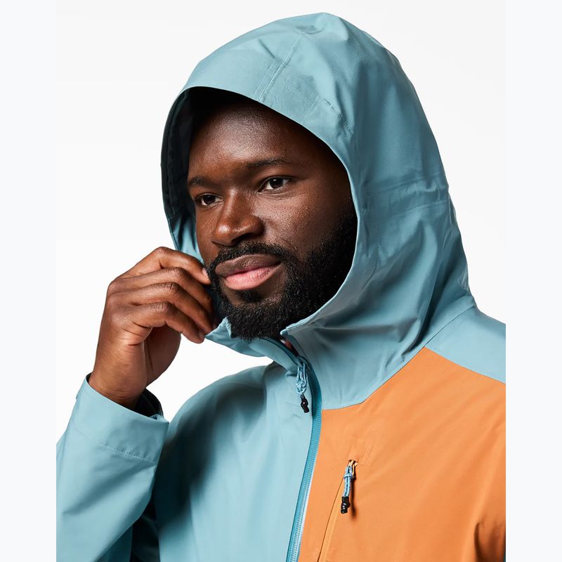 Vyriška softshell striukė Cotopaxi Impermeo 3L Hooded Shell everglade and steel blue 3