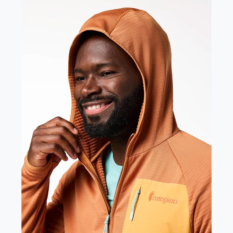 Vyriškas trekingo džemperis  Cotopaxi Otero Fleece Full-Zip Hooded whiskey 5