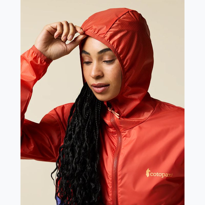Moteriška vėjui atspari striukė Cotopaxi Teca Half-Zip Windbreaker smell the begonias 4