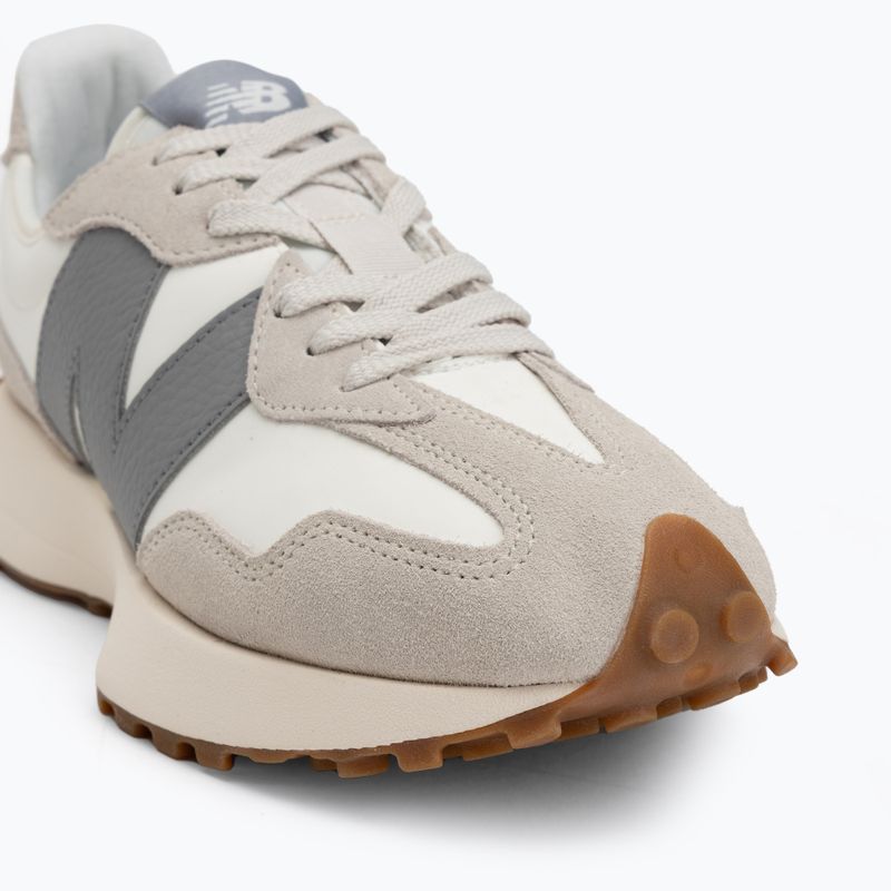 New Balance 327's V1 moonbeam/shadow grey batai 7