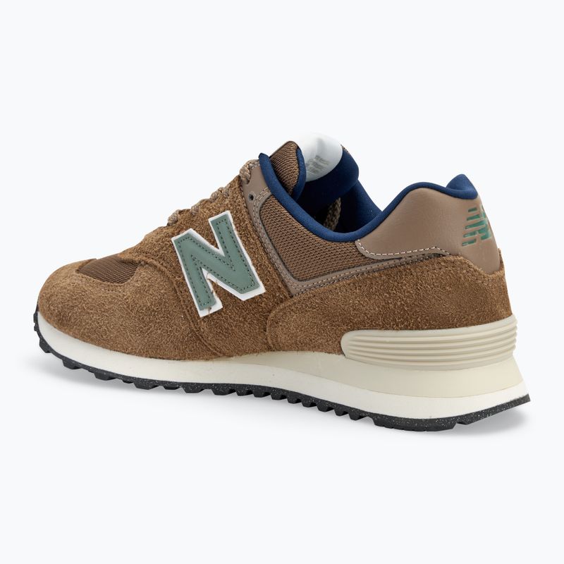 Batai New Balance 574's V2 brown/royal blue 3