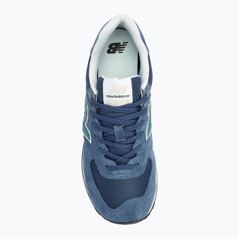 Batai New Balance 574's V2 navy/green 5