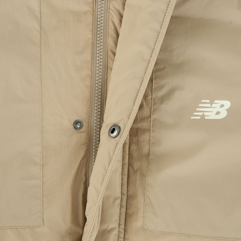 Vyriška pūsta striukė New Balance NBX Academy Mix Down beige 4
