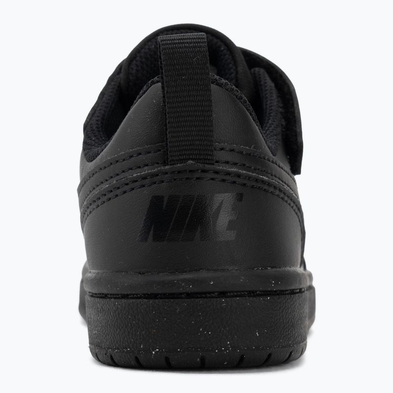 Nike Court Borough Low Recraft vaikiški bateliai black/black/black 6