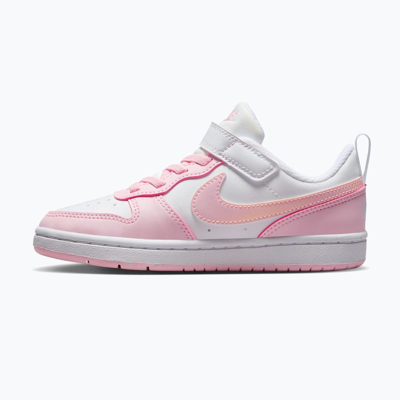 Vaikiški batai Nike Court Borough Low Recraft white/pink foam 2