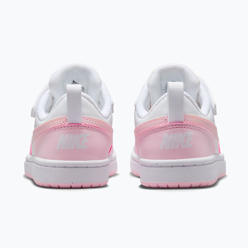 Vaikiški batai Nike Court Borough Low Recraft white/pink foam 4