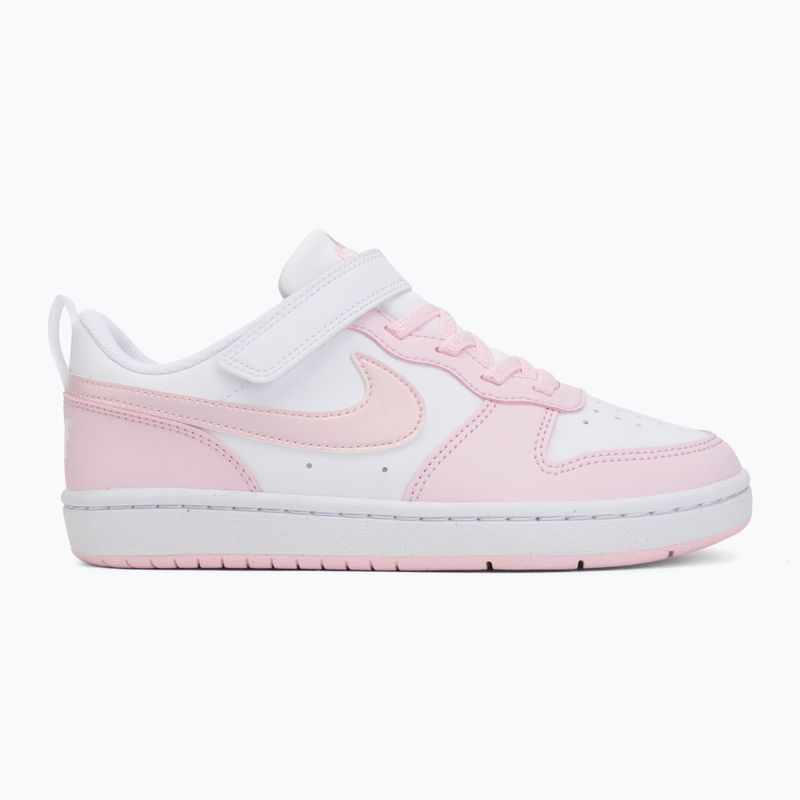Vaikiški batai Nike Court Borough Low Recraft white/pink foam 2