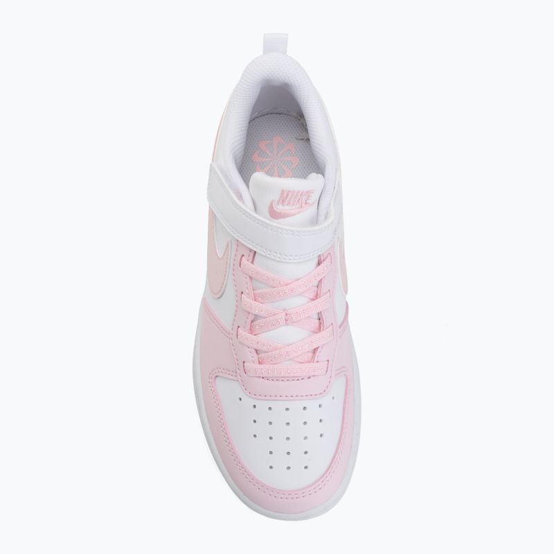 Vaikiški batai Nike Court Borough Low Recraft white/pink foam 5