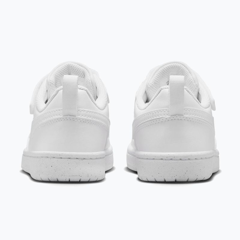 Vaikiški batai Nike Court Borough Low Recraft white/white/white 4
