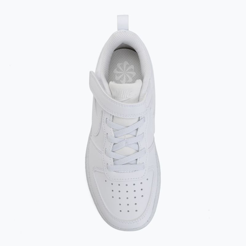 Vaikiški batai Nike Court Borough Low Recraft white/white/white 5