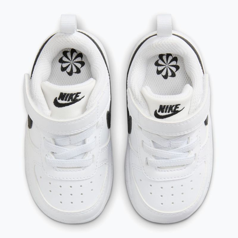 Vaikiški batai Nike Court Borough Low Recraft white/black 4