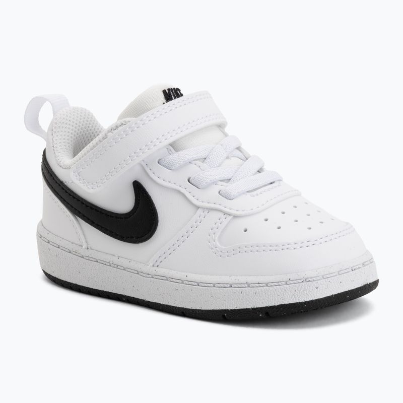 Vaikiški batai Nike Court Borough Low Recraft white/black