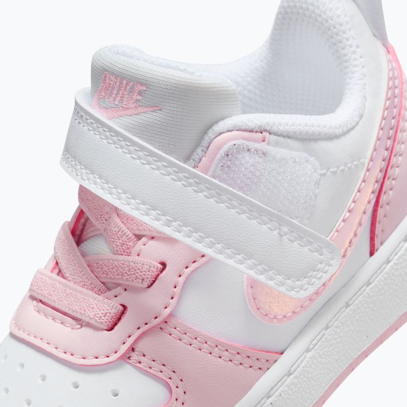 Vaikiški batai Nike Court Borough Low Recraft white/pink foam 6